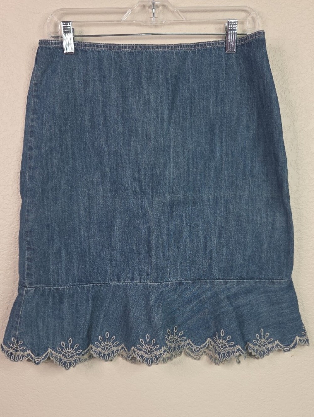 Axcess Light Blue Denim Skirt